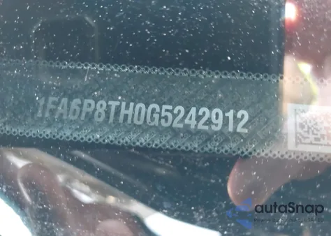 2016 Ford Mustang Ecoboost from USA, damaged, VIN 1FA6P8TH0G5242912